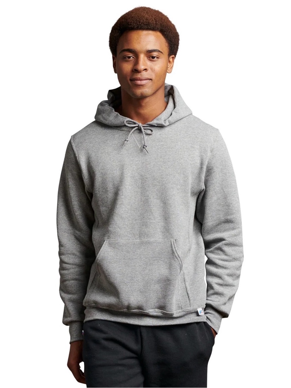 Athletic Works Gray Hooded Pullover Sweatshirt L Unisex